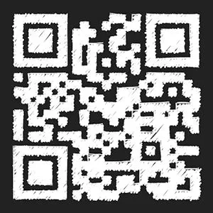 chalk qr code using roughjs