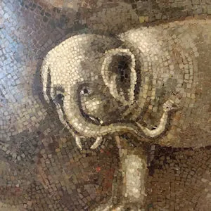 elephant mosaic