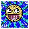 awesome face qr code