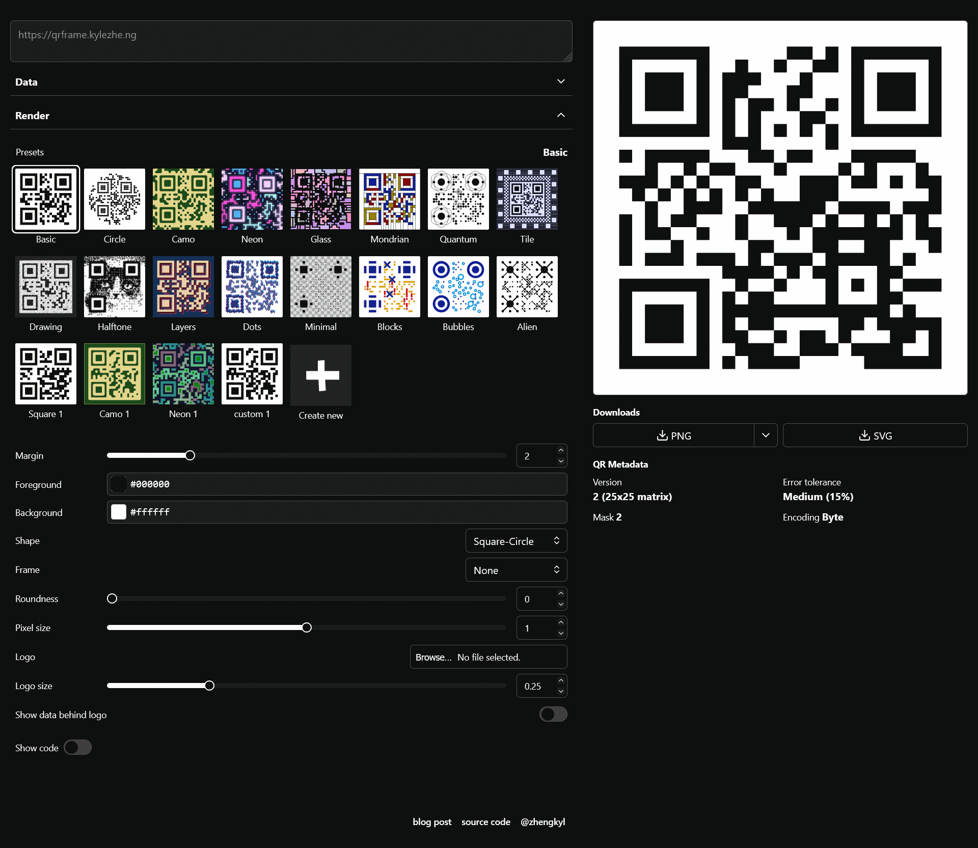 qr code editor