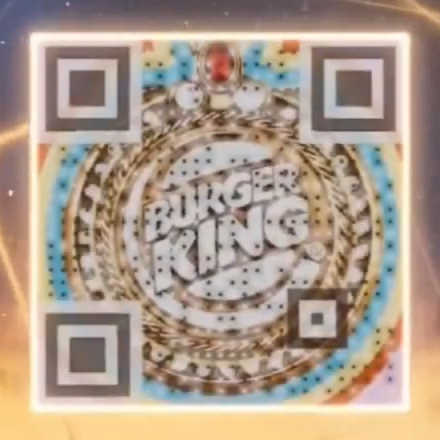 burger king ad qr code