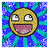 awesome face qr code