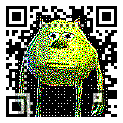 mike wazowski halftone qr code