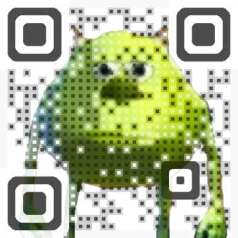 mike wazowski visualead qr code